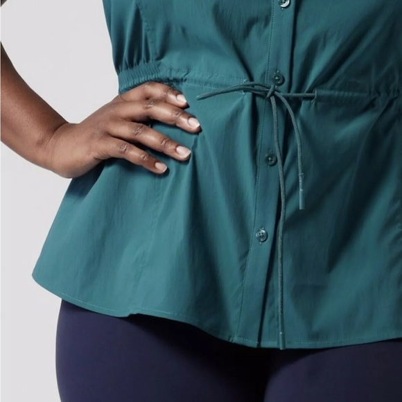 NWT Athleta Levitate Poplin Tank - Picture 4 of 9